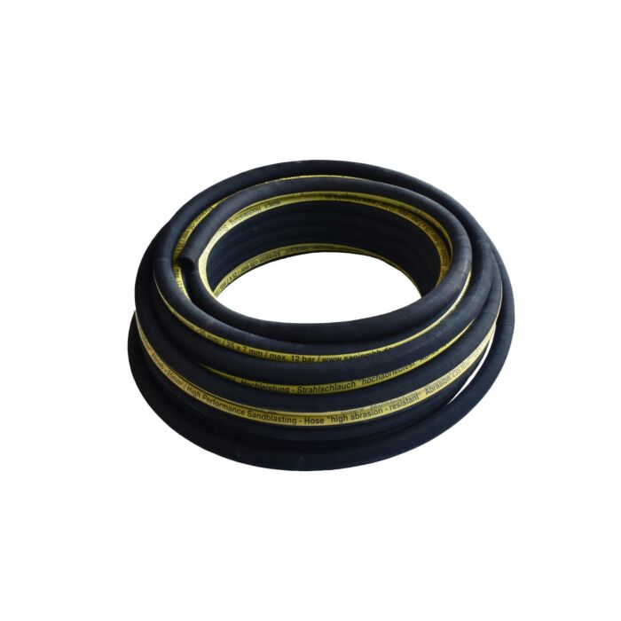 20 m professzionális homokszóró tömlő 25x7 mm 1. minőség / kopás <35mm³