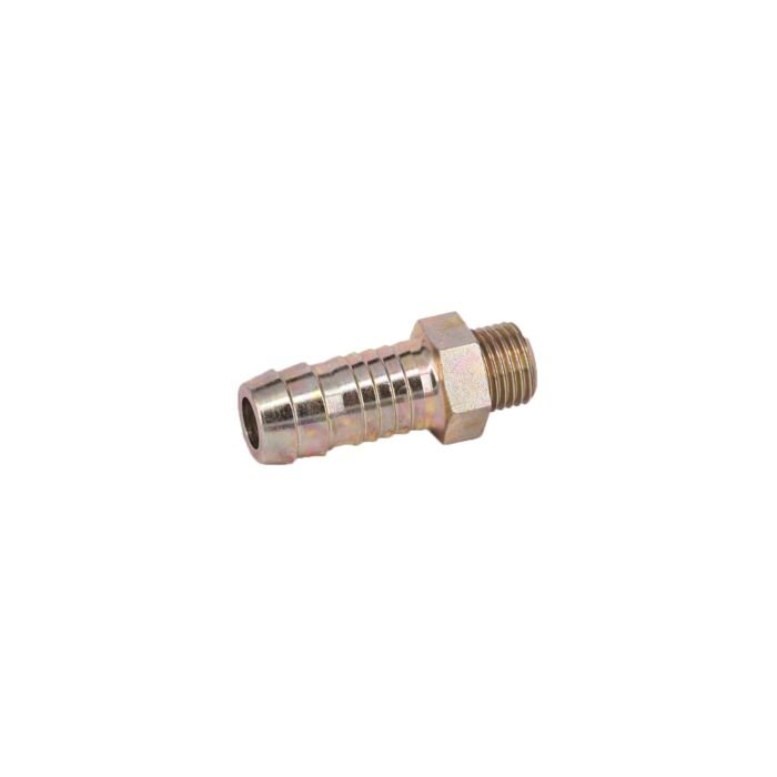 Menetes kifolyócső acél AG 1/4" 13 mm-es tömlőhöz