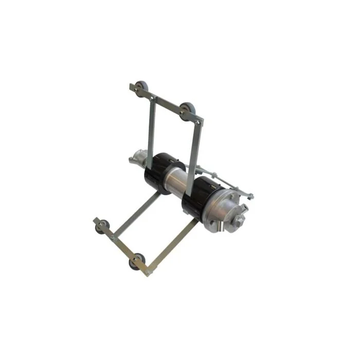 Bórkarbid 250-900 mm belső csőszóró egység kocsival