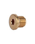 Blokkoló dugó / csavaros dugó G 1/4" sárgaréz