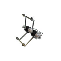 Bórkarbid 250-900 mm belső csőszóró egység kocsival