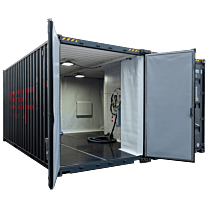 BASIC TWO- Homokszóró konténer 20 láb - HIGH CUBE