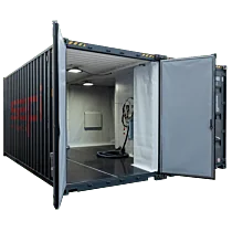 BASIC TWO- Homokszóró konténer 20 láb - HIGH CUBE