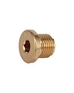 Blokkoló dugó / csavaros dugó G 1/4" sárgaréz